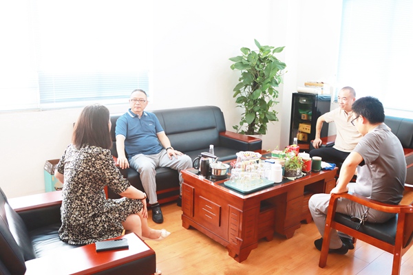 北京九江企业商会会长周子涵一行走访调研会员企业91精品国产麻豆国产自产在线科技